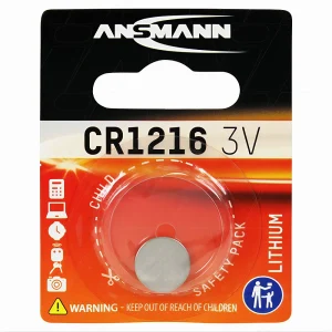 ANSMANN CR1216-BP1 3V Lithium Coin Cell Battery