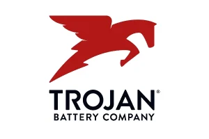 trojan battery company logo